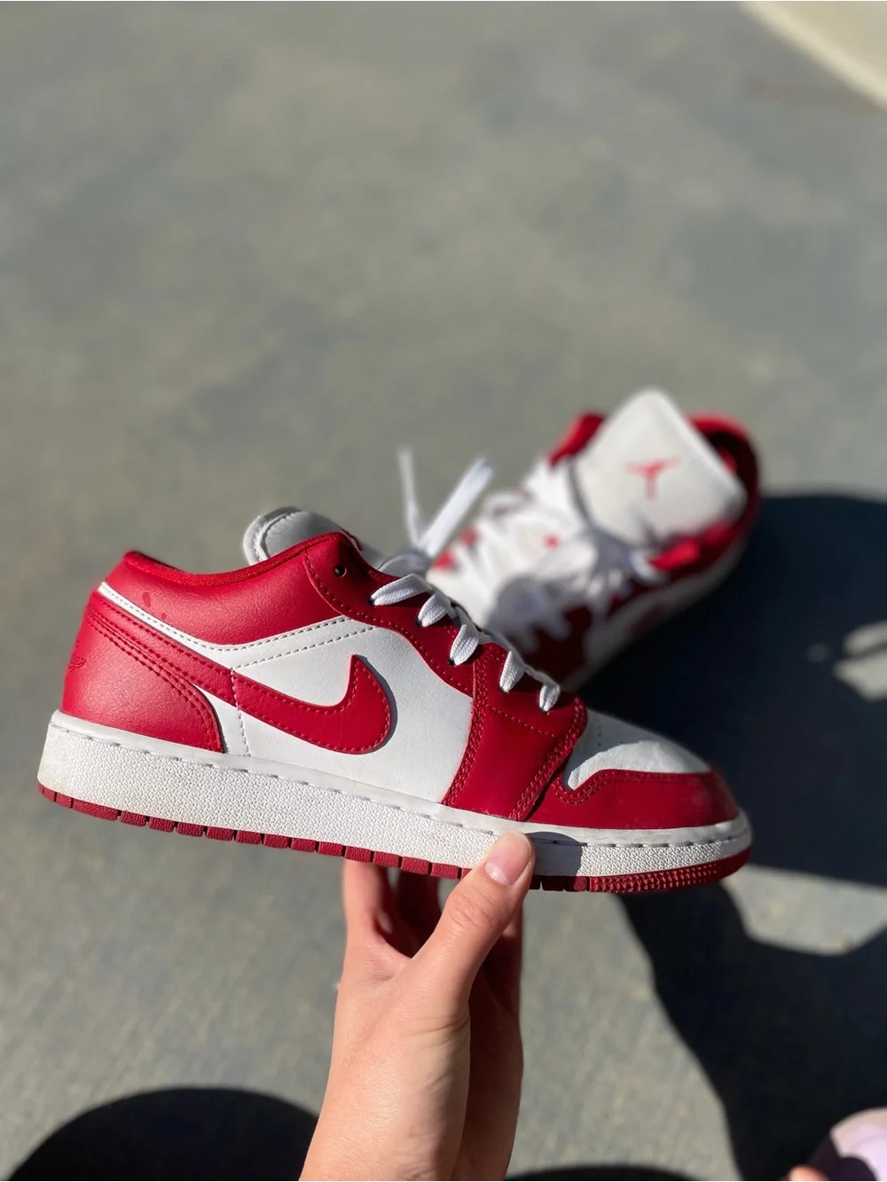 Gym red air jordan 1 low GS